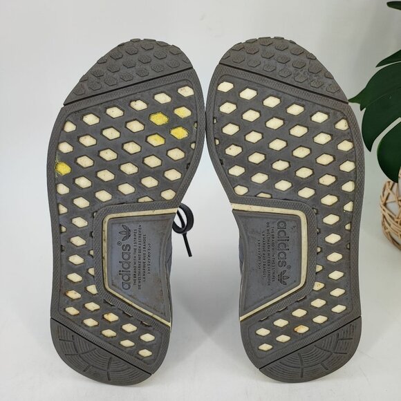 Adidas Women's NMD R1 Gray Mesh Low Top Trainer Sneakers Size 7 - Picture 8 of 8